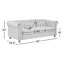 Canapé Chesterfield à accoudoirs roulés 80 po Perry-1576603535