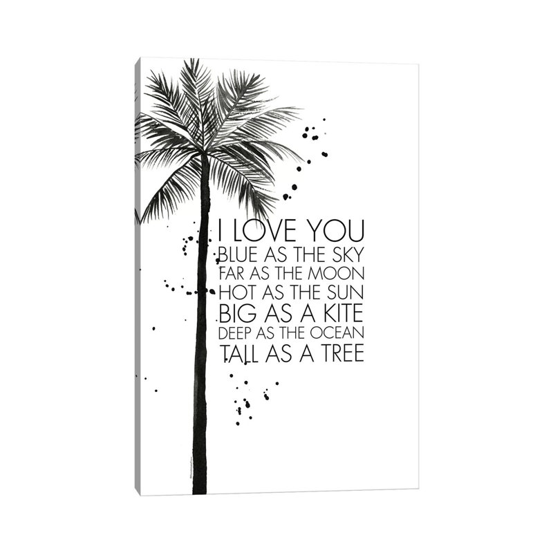 Tall As A Tree by Mercedes Lopez Charro - Wrapped Canvas Gallery-Wrapped Canvas Giclée, 30.48 cm H x 45.72 cm W