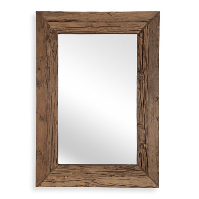 Grand miroir en pin récupéré Rennick