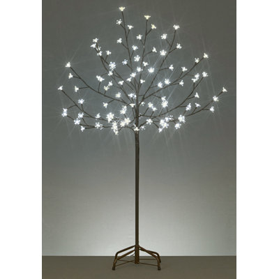 6' LED Lighted Cherry Blossom Flower Tree
