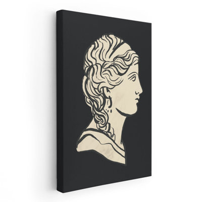 «Greek Statuary III», reproduction d'art sur toile