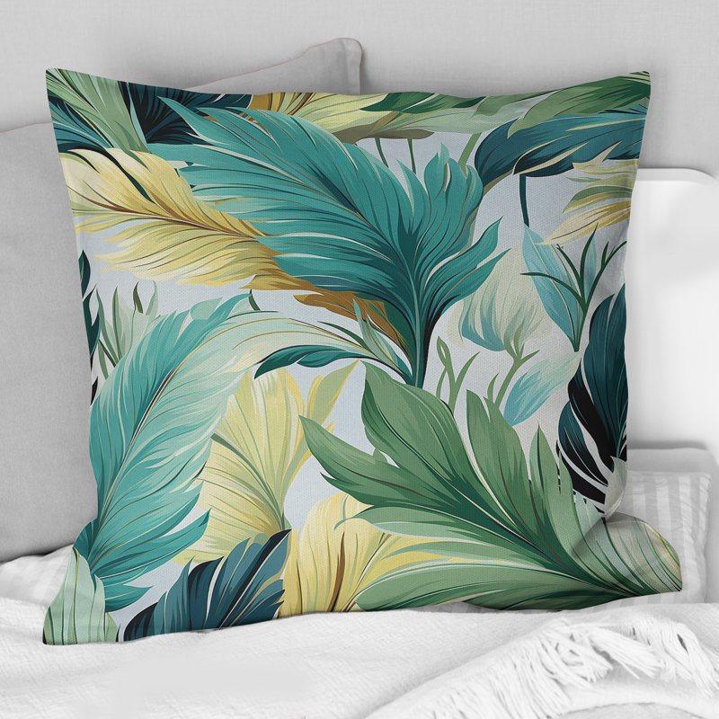 Coussin Palm, H 16 po x l 16 po