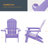Thornfeldt HIPS Weather-Resistant Folding Adirondack Chair-907678573