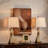 27'' Antique Gold Resin Table Lamp Set