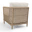 Chaise d'appoint d'extérieur Vivien Naturel