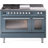 ILVE Professional Plus II 48 Dual Fuel Range, 5 Sealed Burners, Griddle (Graphite Matte)-98168233-98168235