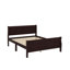 Lit plateforme double en bois avec tête de lit-187488530-187488531