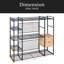 Garde-robe de style ouvert avec rails suspendus, tablettes et tiroirs-113560562