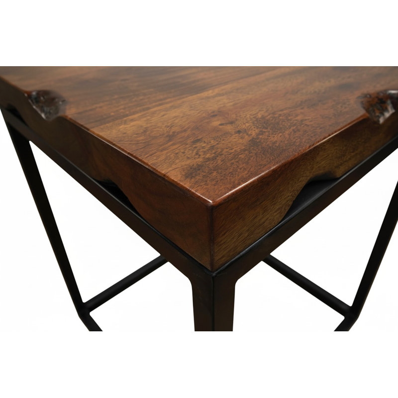 Table de bout Urban Hardwood Furniture Durango, table d'appoint en bois franc massif