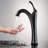 Glass Circular Vessel Bathroom Sink with Faucet-35841291