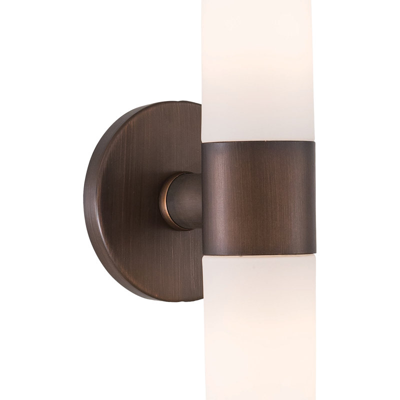 Amiela 2 - Light Dimmable Armed Sconce, Chrome, Off White