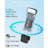 Book Light With Timer, Usb Rechargeable Reading Light With Memory Function, 1.4 Oz Ultralight Clip-On Bookmark Light, 3 Colours & 5 Brightness, 500 Mah Up To 80+Hrs, Perfect For Bookworms (Black)-87783596