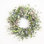 26" Artificial Farmhouse Spring Summer Lavender Berry Blossom Cluster Eucalyptus Wildflower Wreath For Front Door