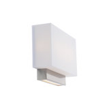 1 - Light LED Dimmable Brushed Nickel Flush Mount
