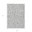 Tapis intérieur / extérieur géométrique lavable argenté et ivoire 5 pi x 8 pi