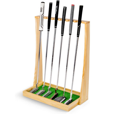 Support de club de golf en bois Support de club de golf