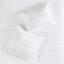 Ensemble de courtepointe réversible à volants avec bordures 4 pièces - Coussin décoratif blanc glamour
