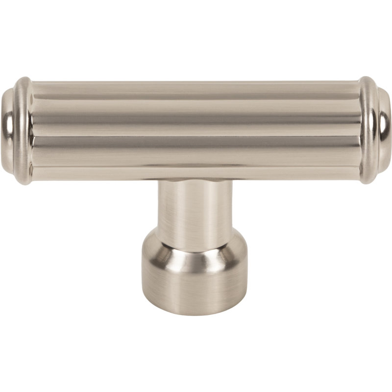 Pemberton 2 1/4" Length Bar Knob, Satin Nickel