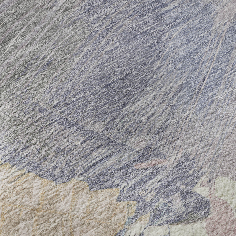 Tapis moderne lavable à la machine de qualité supérieure Elize AMF1511, Tapis de couloir 2 pi 3 po x 7 pi 6 po