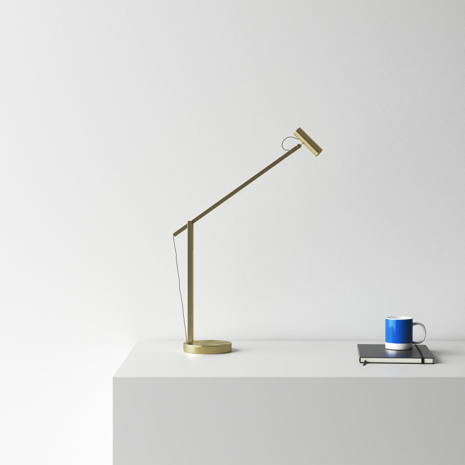 Dalila Adjustable Desk Lamp, Brushed Gold
