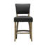 Tabouret de comptoir rembourré Ellea