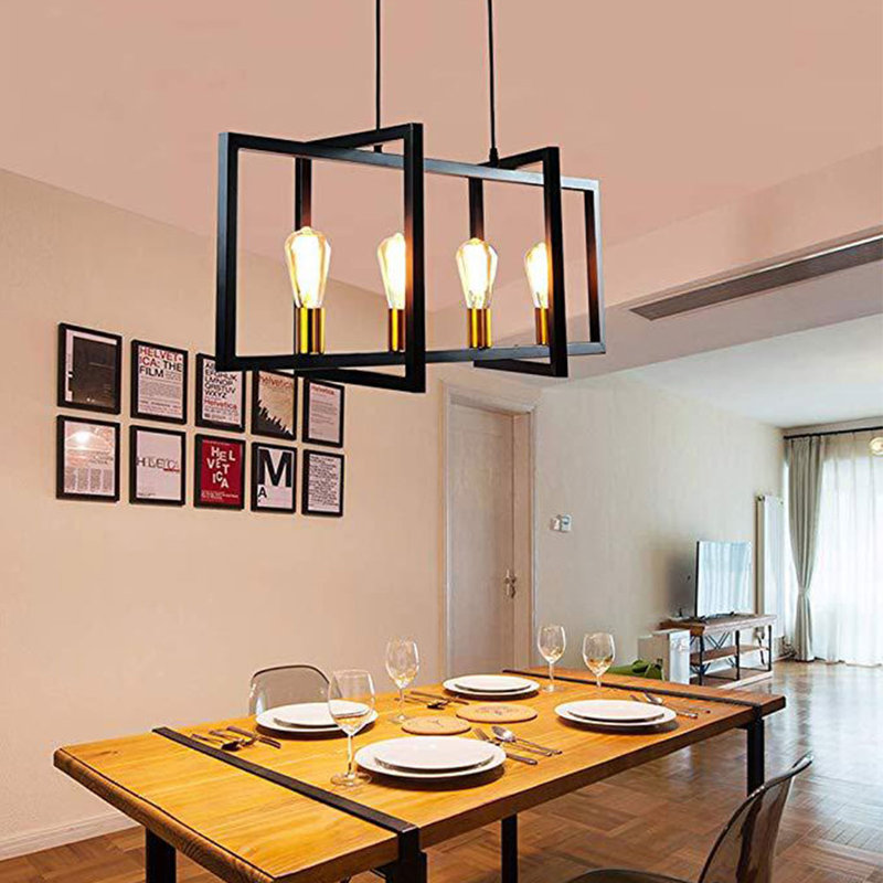 Lustre suspendu 4 lumières Modern Kitchen Island
