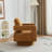 29.13" W Square Swivel Accent Chair, Modern Rotating Arm Chair With Open Back,360 Degree Rotation, Lounge Club Chair With Removable Back Cushion For Living Room, Hotel, Bed Room-928248218