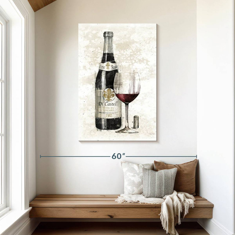 Yarlin Pencil Wine I, 45" H x 30" W