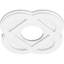 Médaillon de plafond contemporain en PVC de qualité architecturale Charlotte-36078060