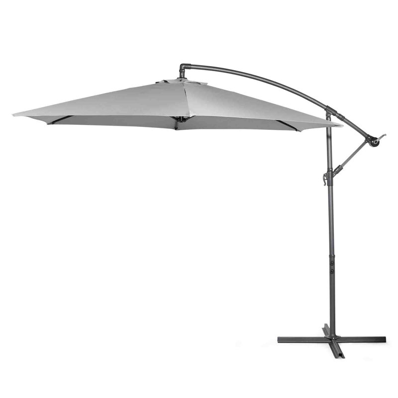 290cm Cantilever Parasol, Grey