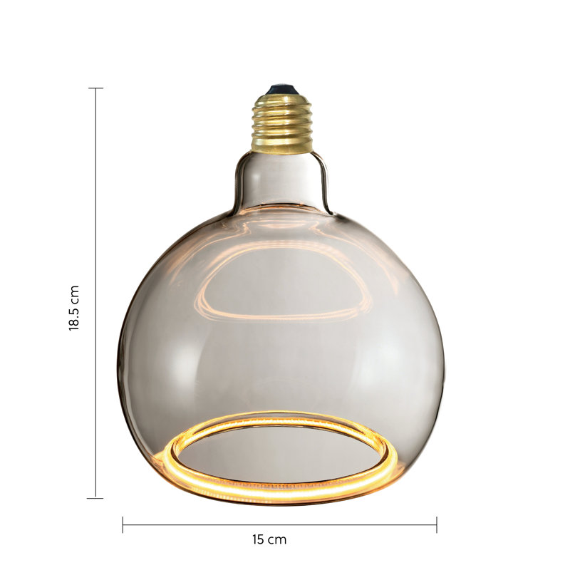 Andryc E27 Dimmable LED Globe Light Bulb, 15 cm