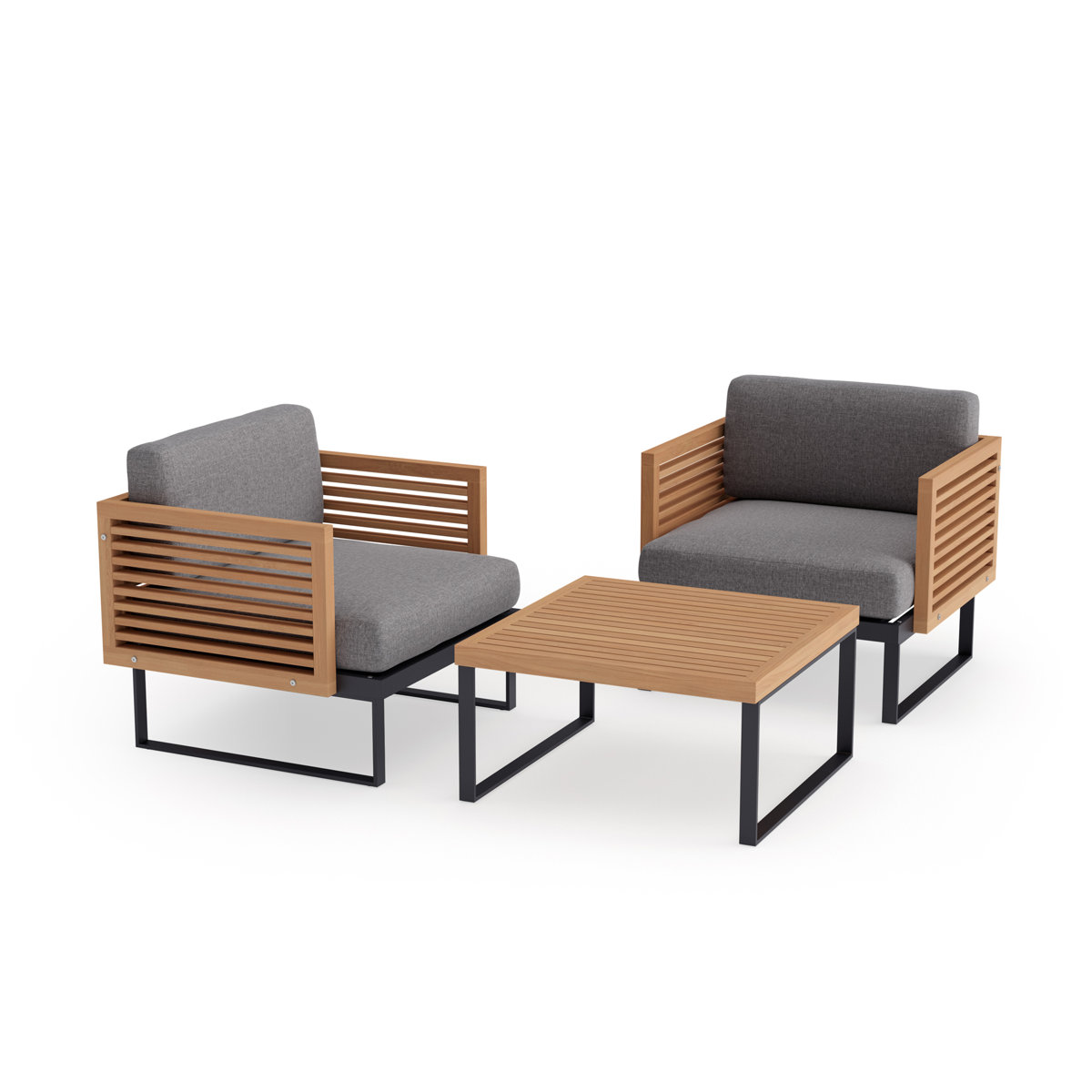 NewAge Products Monterey Patio Chat Set - Thumbnail 2