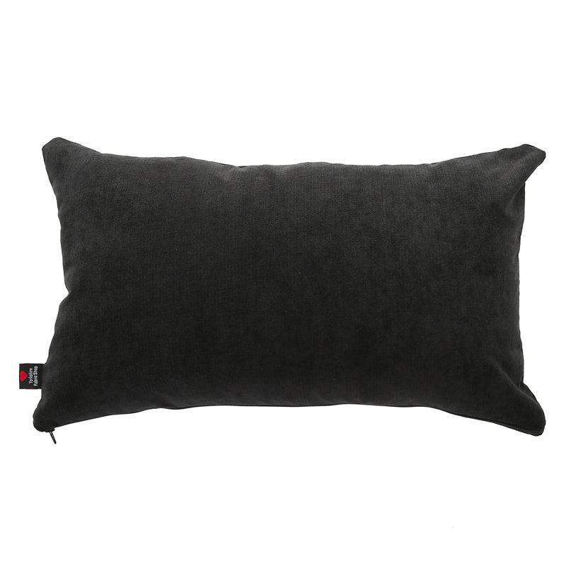 Millste Rectangular Throw Cushion, Black
