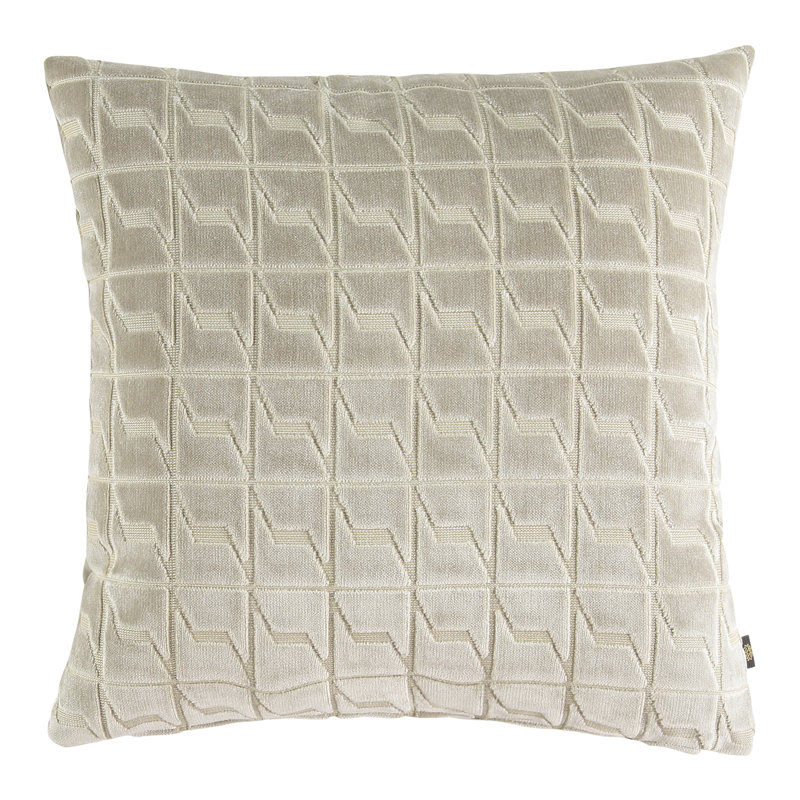 Palette Woven Square Pillow Cover, Linen