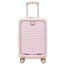 Ensemble de bagage 5 pièces avec ouverture frontale, valise de transport extensible rigide avec roulettes pivotantes, sac de rangement pour porte-gobelet et verrou USB