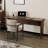 Brown Rectangle Solid Wood Desks-107203871