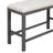 6-Piece Counter Height Dining Table Set Table With Shelf 4 Chairs And Bench For Dining Room-93478587