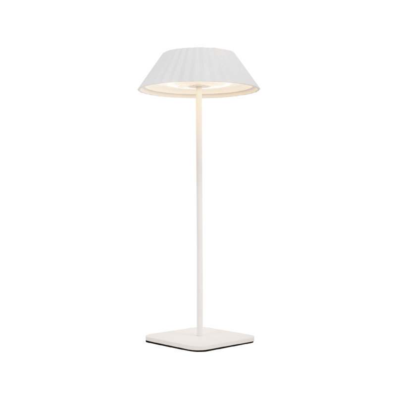 Pela LED Standard Table Lamp, White