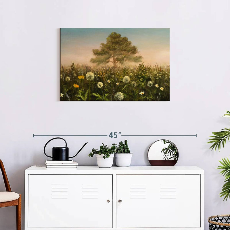 Alvord Morning Field Dandelions, 20" H x 30" W