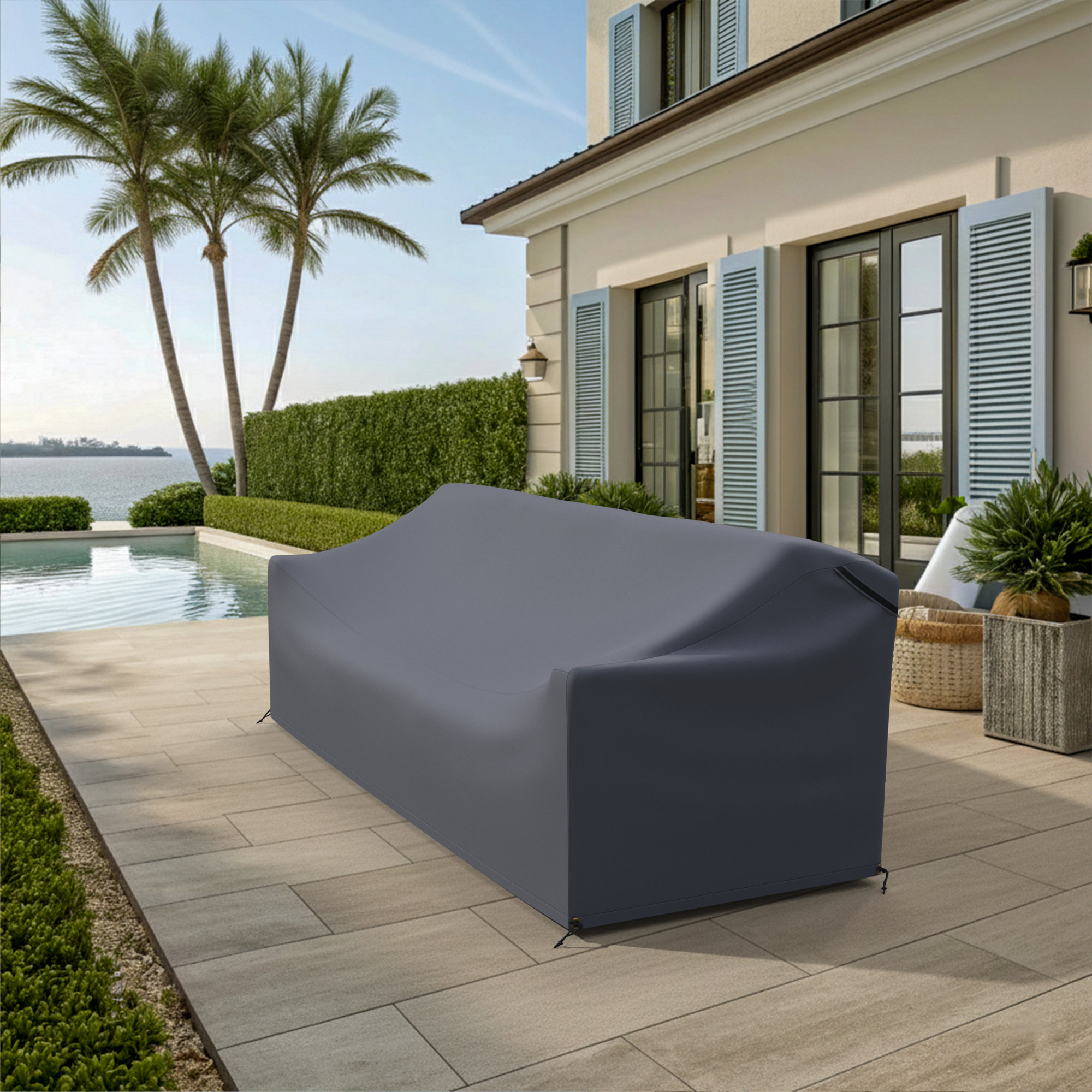 Aden 85'' Aluminum Outdoor Sofa Cover