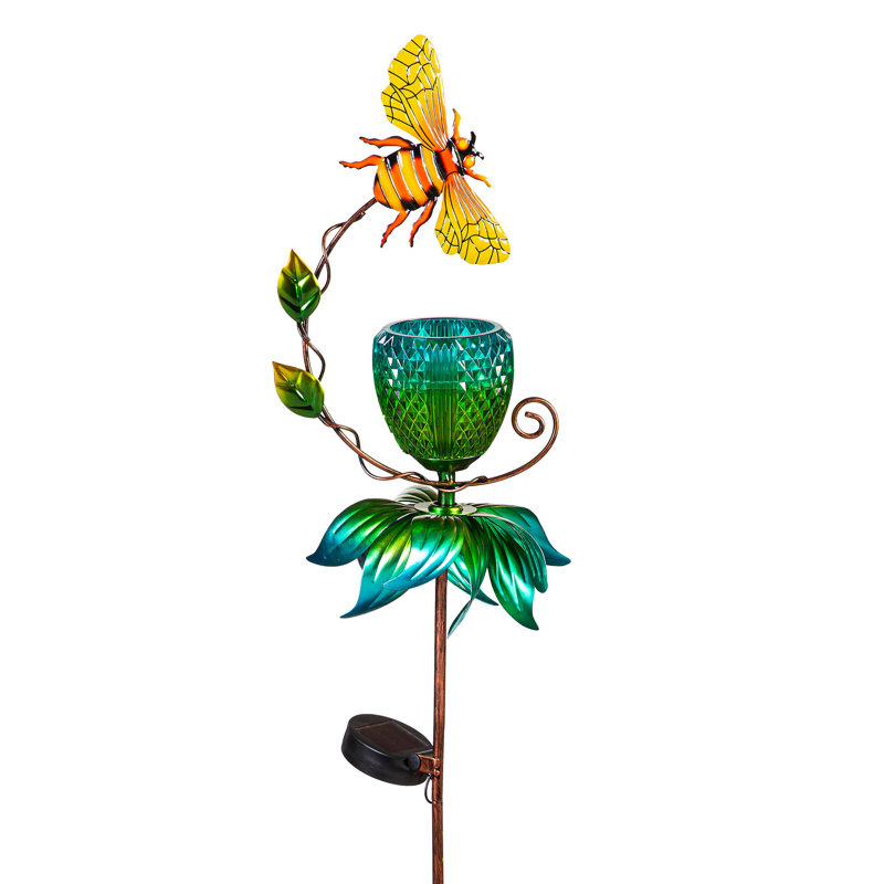 Bee Solar Garden Stake