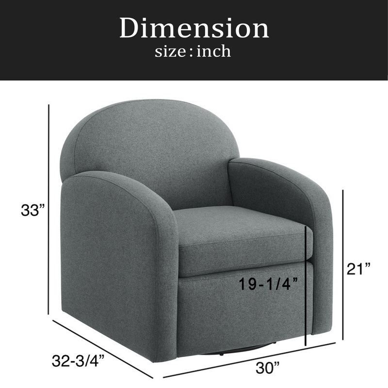 Chaise pivotante, Gris