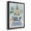 «Blue Bath I», peinture sur toile encadrée-2142061313-2142061314
