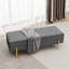 Banc de rangement rembourré avec siège rembourré