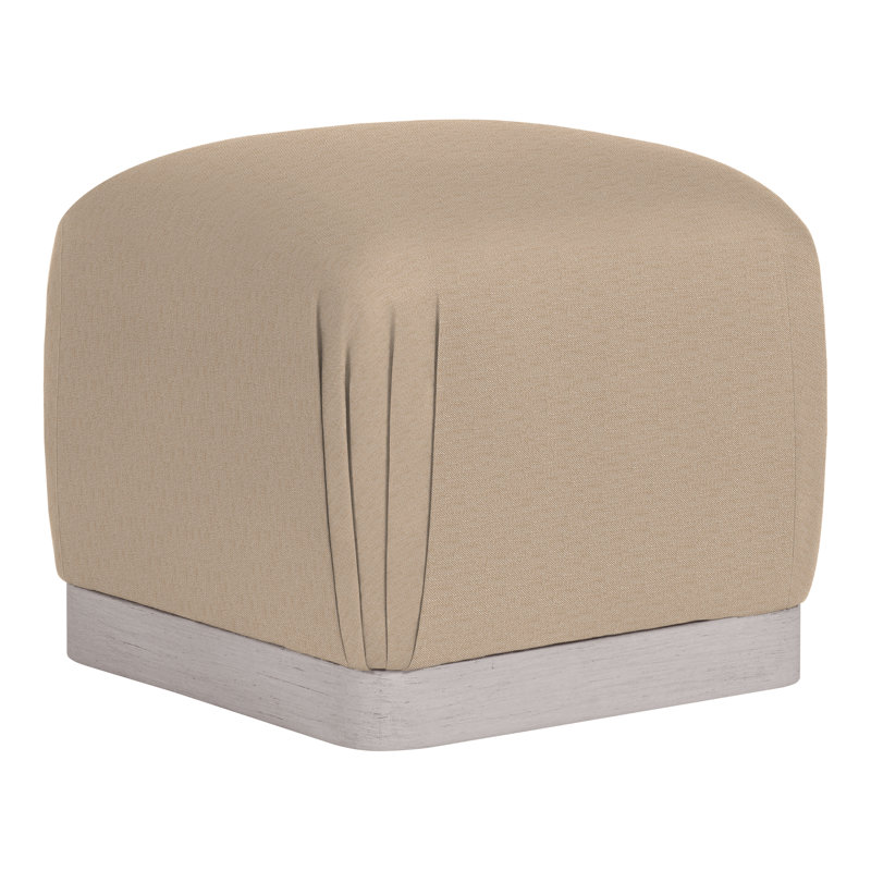 Nola Square Ottoman, Perigold Tres Chic Paper Bag, Dove Gray