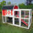 Stough 18.60 Square Feet Chicken Coop with Chicken Run For Up To 6 Chickens