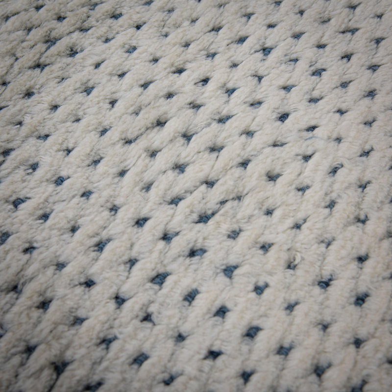 Tapis 100% laine tissé à la main, Rectangle 9 pi x 12 pi