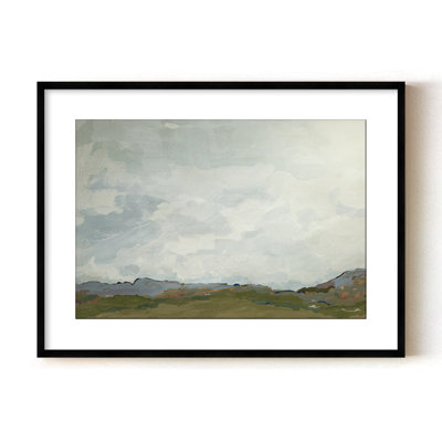 Terra Modscape I par Chichi - Peinture de paysage moderne