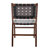 Woven Strips Faux Leather Farmhouse Dining Chairs Kitchen Solid Wood Chairs Modern Side Chairs With Wood Legs For Dining Room Living Room Bedroom Restaurant, Set Of 2-961133206