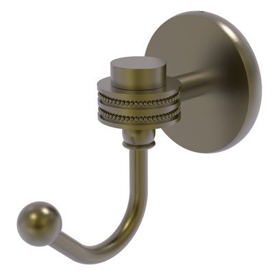 Satellite Orbit One Wall Mounted Utility Hook with Dotted Detail